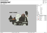 Monji Embroidery File 6 sizes