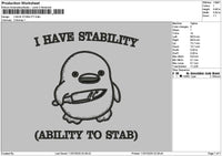 Abilitytext Embroidery File 6 sizes
