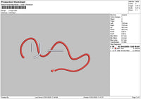 Logo 0701 Embroidery File 6 sizes