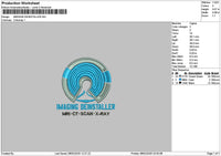 Imagingtext 01 Embroidery File 6 sizes