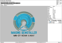 Imagingtext 01 Embroidery File 6 sizes