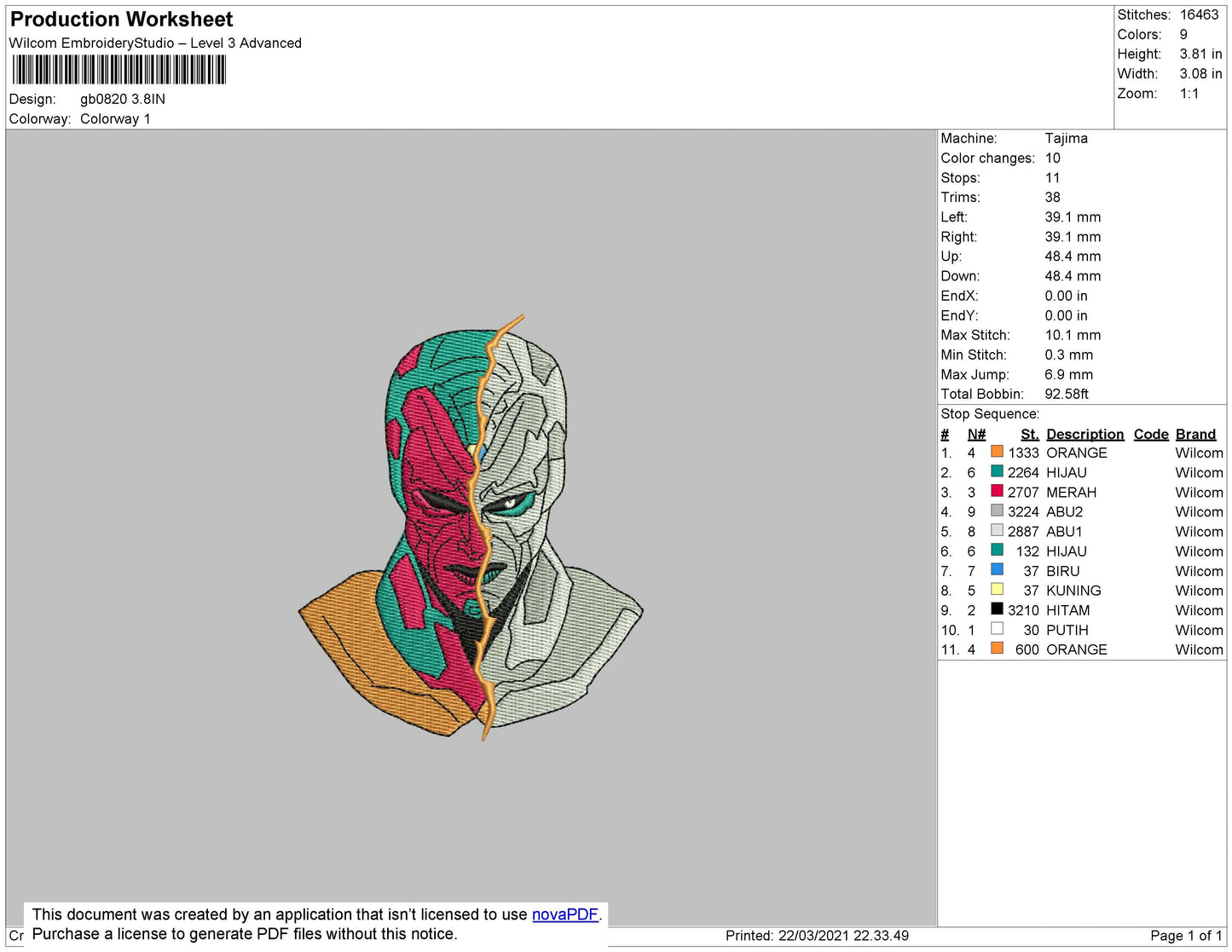 Image 01 Embroidery File 4 size
