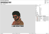 Man 1901b Embroidery File 6 sizes