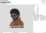 Man 1901b Embroidery File 6 sizes