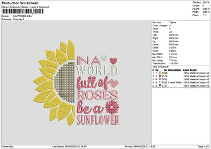 Worldtext 0904 Embroidery File 6 sizes