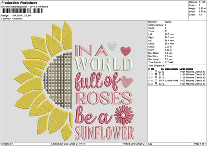 Worldtext 0904 Embroidery File 6 sizes