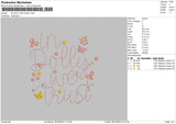 Dollytext Embroidery File 6 sizes