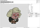 Grandma 003 Embroidery File 6 sizes