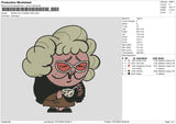 Grandma 003 Embroidery File 6 sizes