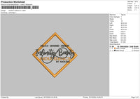 Infinitytext Embroidery File 6 sizes