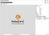 Irawotext Embroidery File 6 sizes