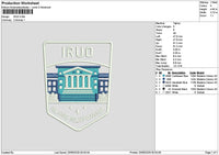 Iruotext Embroidery File 6 sizes