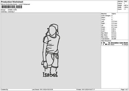 Photoline 1611 Embroidery File 6 sizes