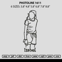 Photoline 1611 Embroidery File 6 sizes