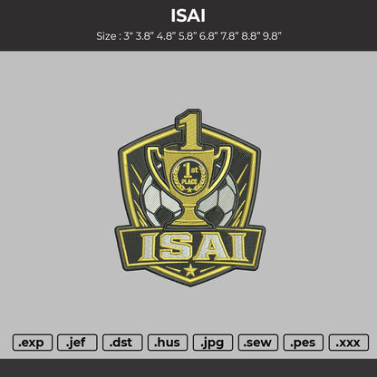 ISAI Embroidery Machine Design File