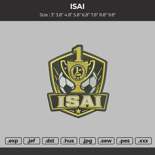 ISAI Embroidery Machine Design File