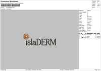 Dermtext Embroidery File 6 sizes