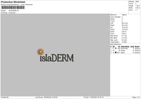 Dermtext Embroidery File 6 sizes