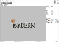 Dermtext Embroidery File 6 sizes