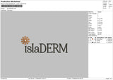 Dermtext Embroidery File 6 sizes