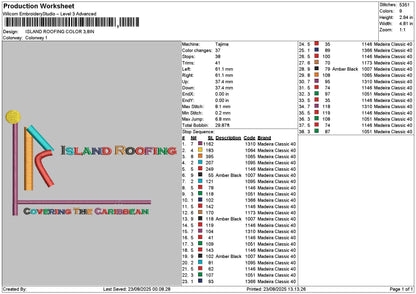 Islandtext Embroidery 2 Files