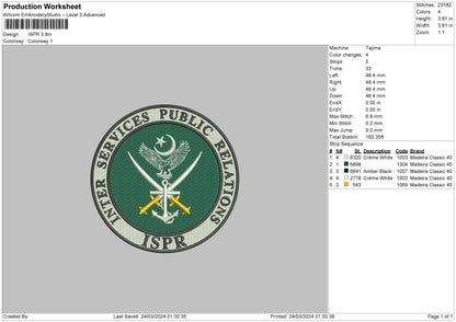 Servicecircle Embroidery File 6 sizes