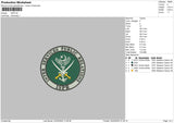 Servicecircle Embroidery File 6 sizes