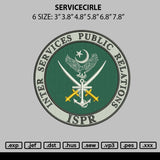 Servicecircle Embroidery File 6 sizes