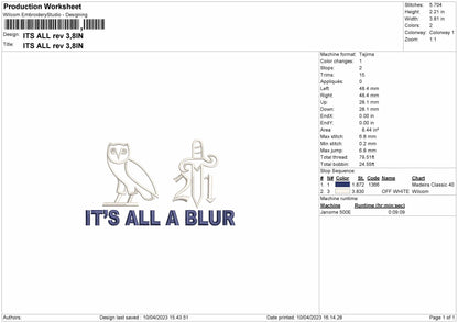 Its All Embroidery File 6 sizes