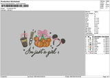 Pumpkin Mouse Embroidery File 6 sizes