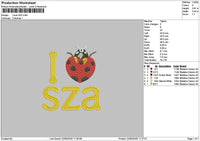 Szatext 2205 Embroidery File 6 sizes