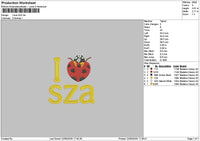Szatext 2205 Embroidery File 6 sizes