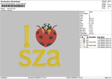 Szatext 2205 Embroidery File 6 sizes