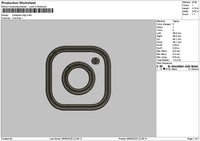 Ig Outline Embroidery File 6 sizes