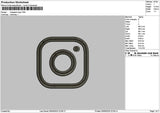 Ig Outline Embroidery File 6 sizes