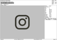 Ig Outline Embroidery File 6 sizes
