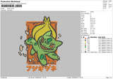 Lyvsaur Embroidery File 4 size