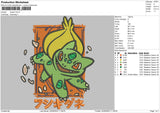 Lyvsaur Embroidery File 4 size