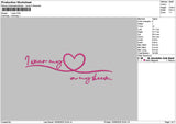 Weartext 1509 Embroidery File 6 sizes