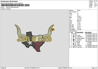 Jabtext Embroidery File 6 sizes