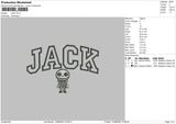 Jack Embroidery File 5 sizes