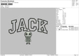 Jack Embroidery File 5 sizes