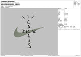 Jack Swoosh Embroidery File 4 size