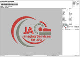 Ja 2012 Embroidery File 6 sizes