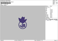 Jacircle Embroidery File 6 sizes