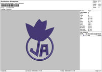 Jacircle Embroidery File 6 sizes