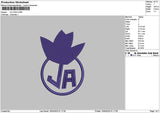 Jacircle Embroidery File 6 sizes