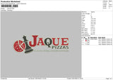 Jaquetext Embroidery File 6 sizes