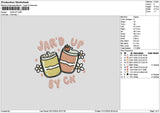 Jardtext Embroidery File 6 sizes