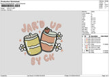 Jardtext Embroidery File 6 sizes